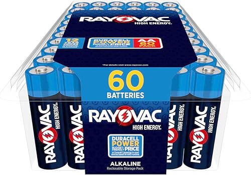 Miniatura 8 de Rayovac - Pilas alcalinas AA, doble pila A, 60