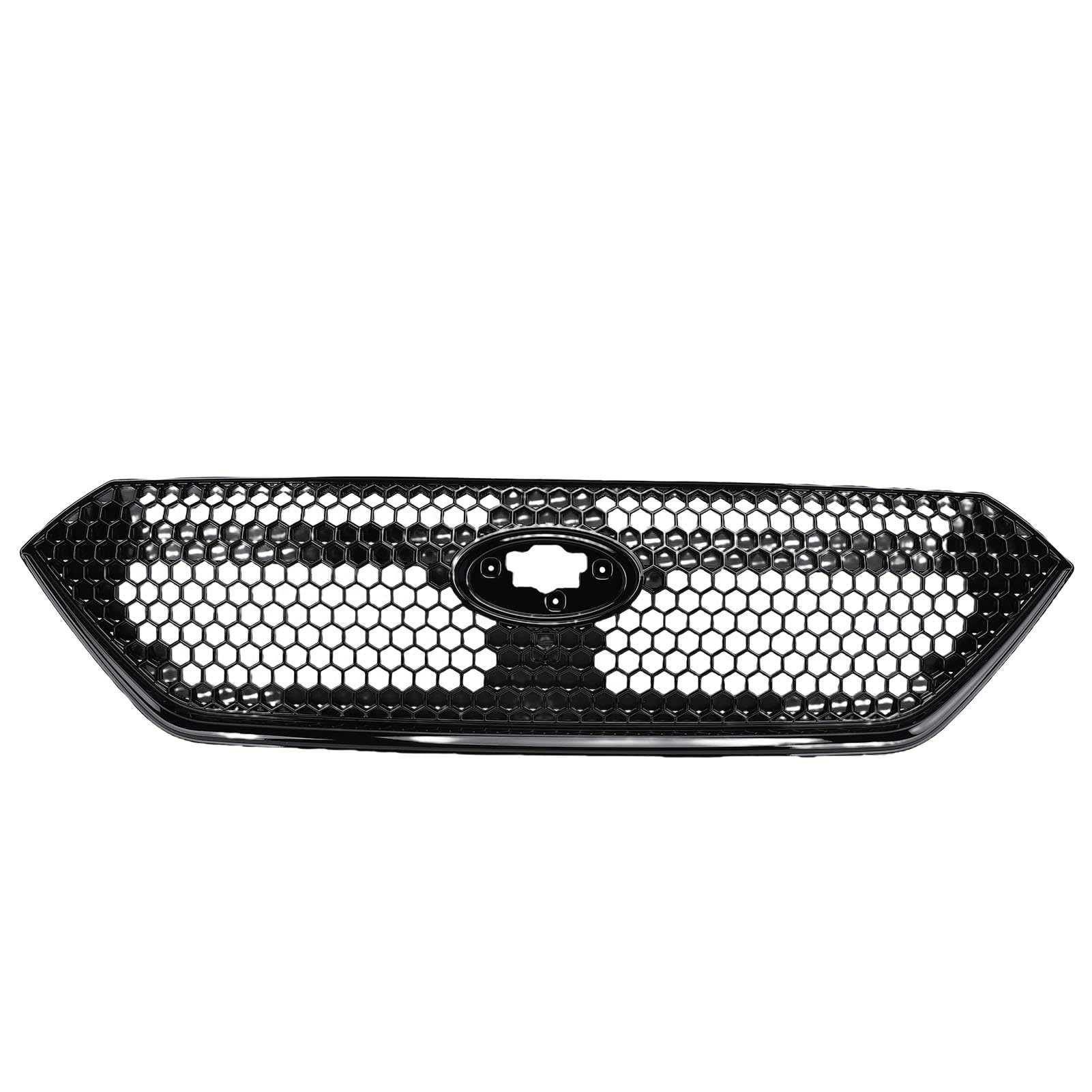 Przedni Zderzak Grill, Czarny Polyskit ABS Mesh Kratka, Zamiennik