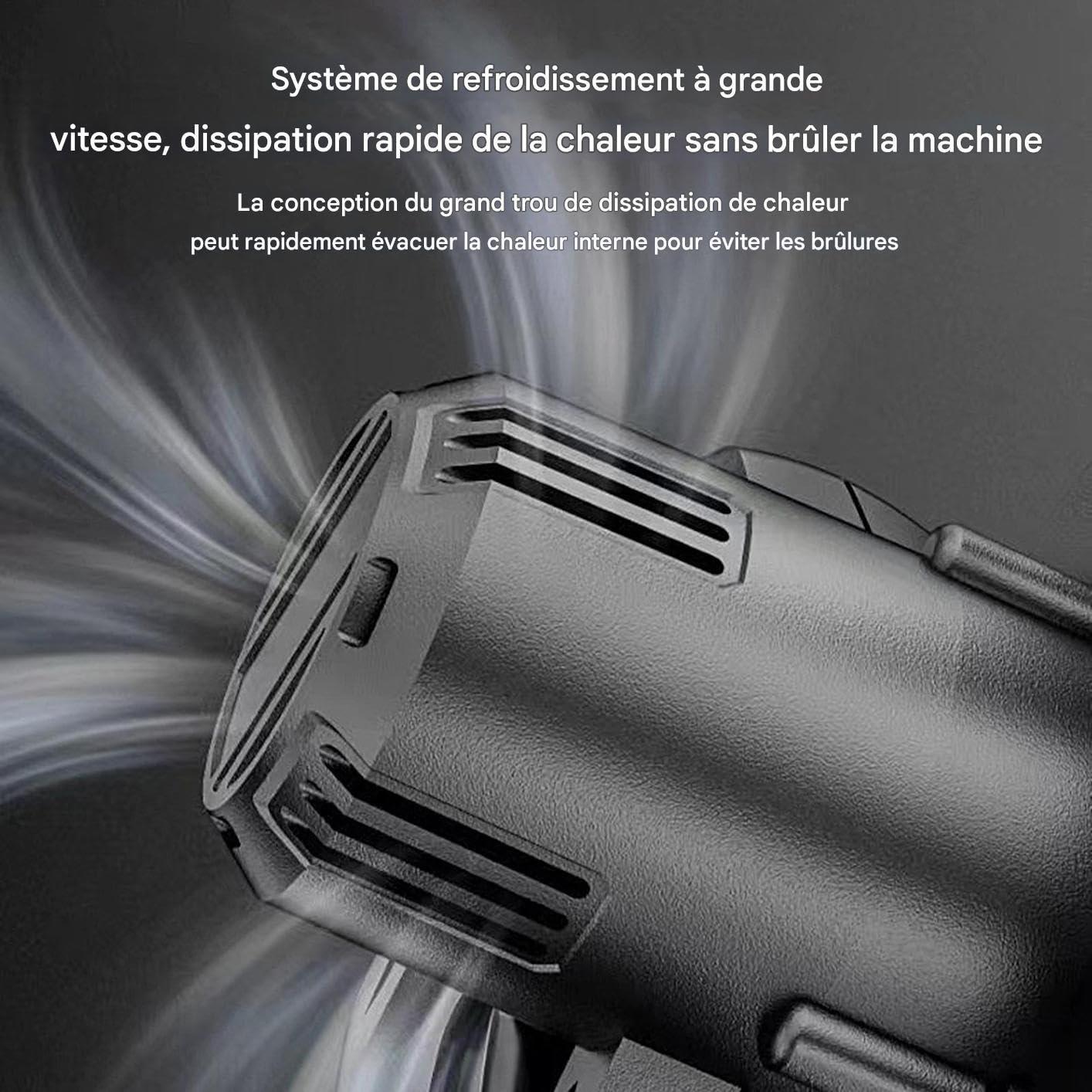 Soffiatore Di Foglie A Mano Ricaricabile Senza Fili a Batteria | Soffiatore Manuale per Polvere per Casa Auto Officina Esterno Giardino Prato Portico