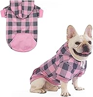 Vista 23 de KOOLTAIL Sudadera básica con capucha para perro, suave y cálido, con agujero para la correa y bolsillo, abrigo de invierno para mascotas, ropa