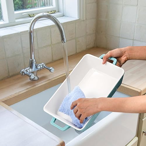 Miniatura 6 de Okllen Juego de 3 cazuelas para horno, platos de cerámica para hornear con asas, sartén rectangular para lasaña para hornear, asar, gratinar, regalo