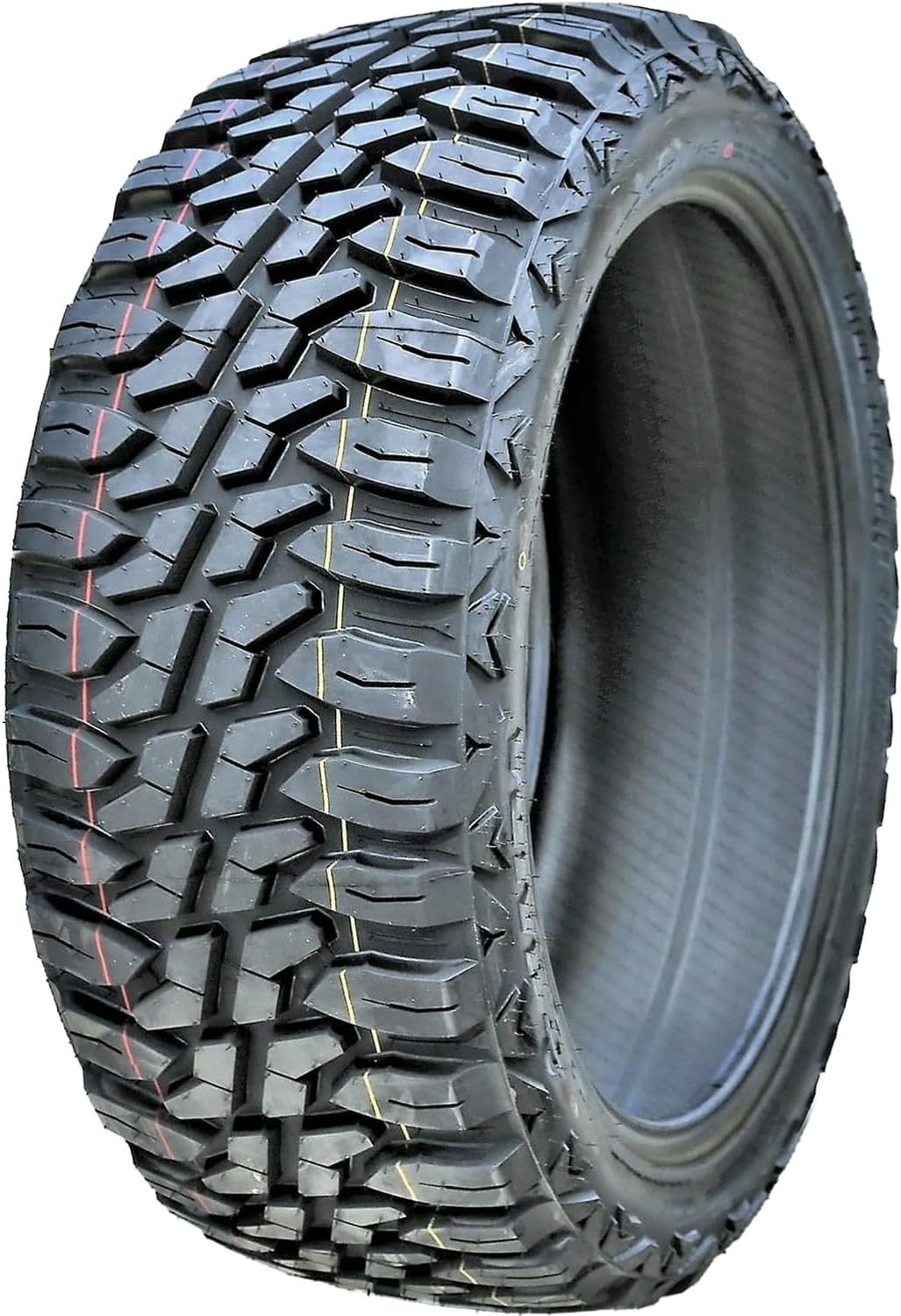 Haida Mud Champ HD868 M/T Mud Off-Road Light Truck Radial Tire-33X12.50R20LT 33X12.50X20 33X12.50-20 114Q Load Range E LRE 10-Ply BSW Black Side Wall