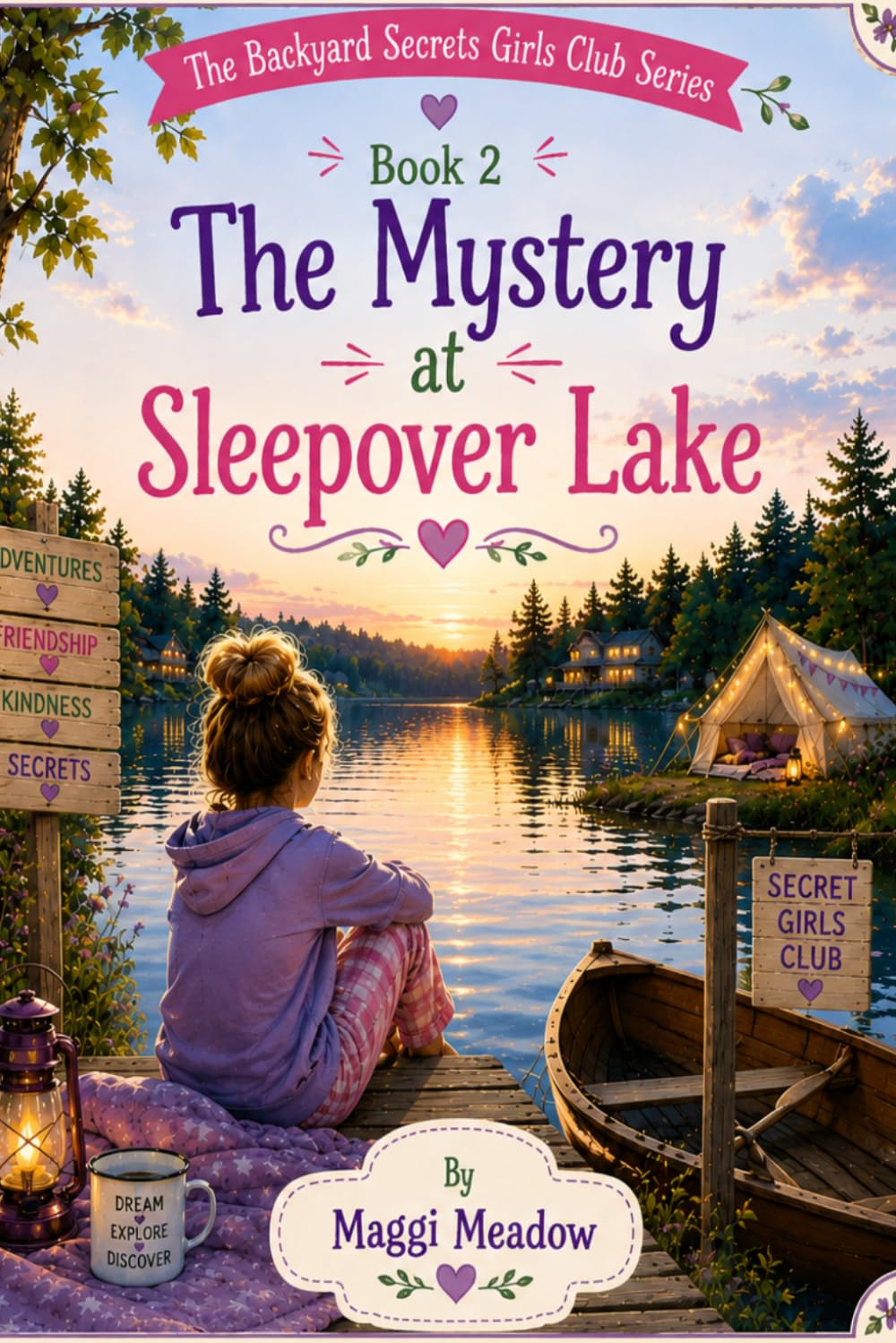 The Mystery at Sleepover Lake: Book 2 in the Backyard Secret Girls Club