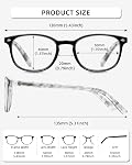 JM Reading Glasses for Women with Spring Hinge Square Reader Glasses Ladies | One Piece Nose Pads,Mix Color