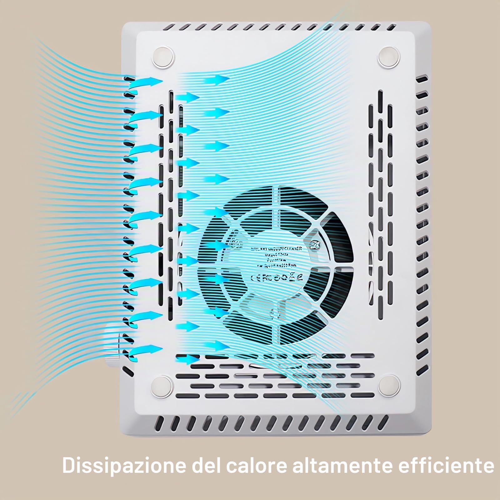 FREEUP - Aspirazione polvere unghia professionale, con filtro e lampada, silenziosa per salone e casa, bianco