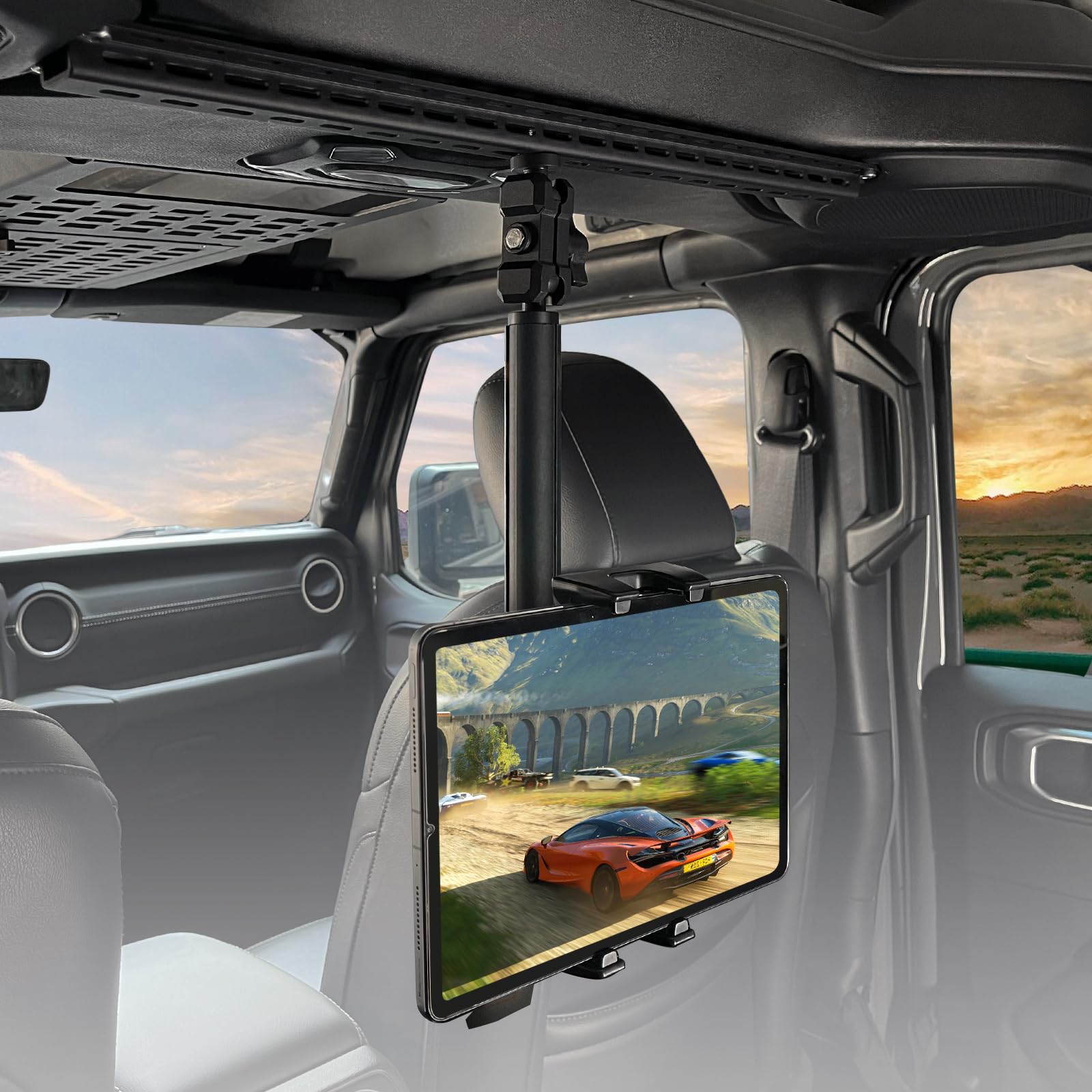 Tablet Mount For Jeep Gladiator Jeep Wrangler Ipad Mount Maiker