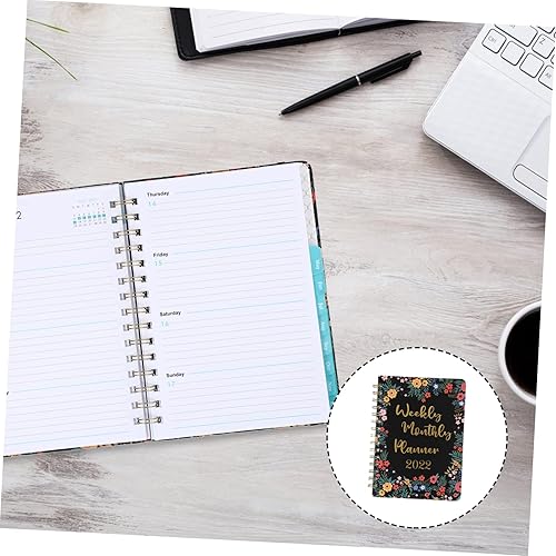 Miniatura 6 de Tofficu 2 Pcs 2022 2022 Agenda The Office Notebook College Ruled Notebook 2022 Daily Appointment Book Daily Planner Spiral Notebooks Schedule