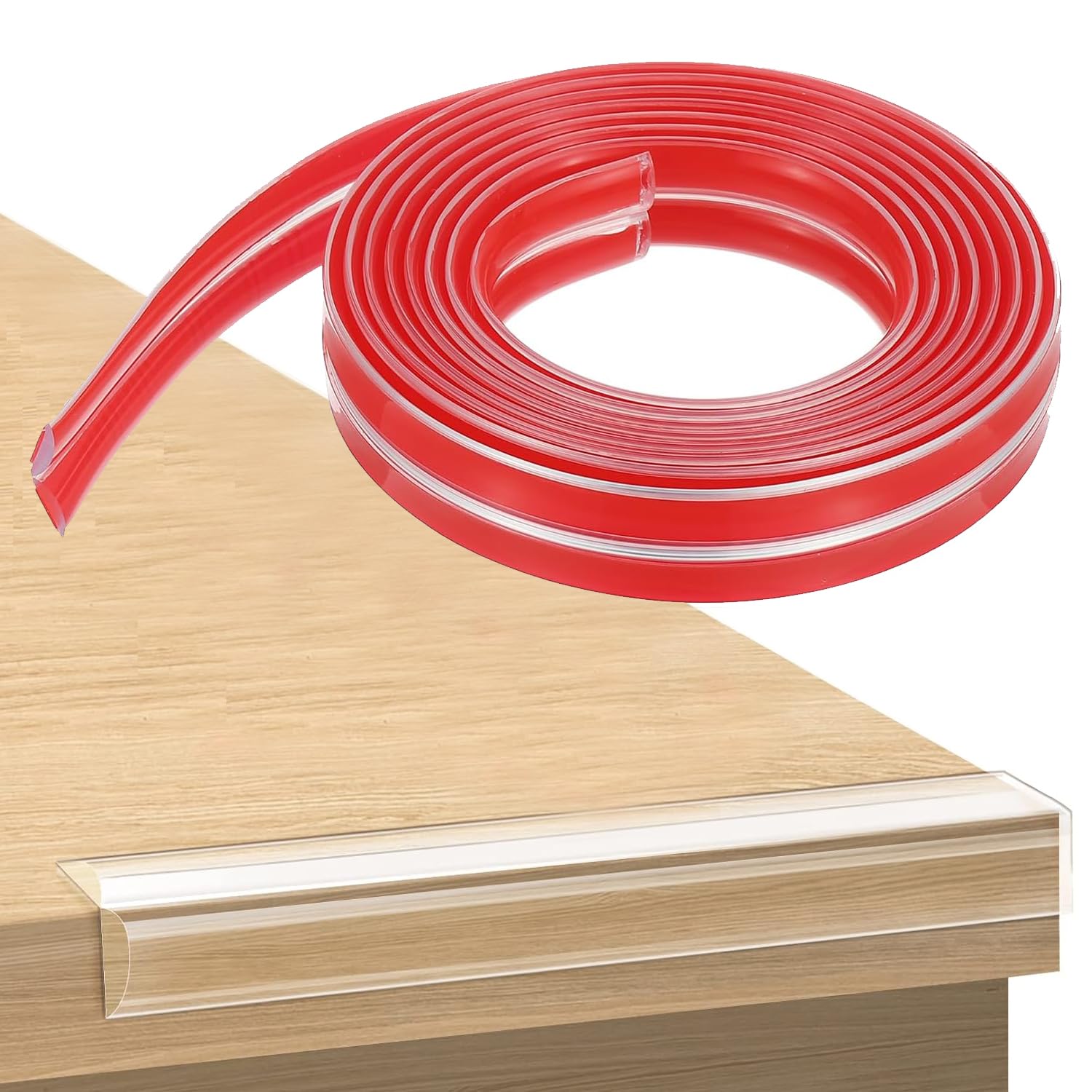 Norhogo Silicone Edge Protector Strip, Baby Proofing Safety Corner Protectors