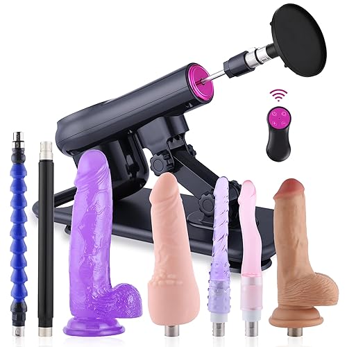 Sex Machine avec télécommande Love Machine Jouets pour adultes avec 8 accessoires Machine à gode automatique pour hommes et femmes