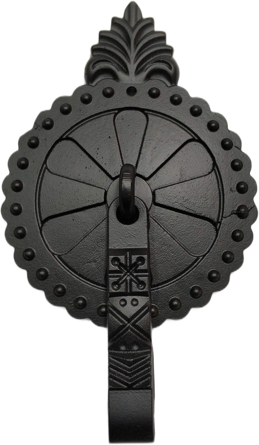 Traditional Circular 9.5 inches Cast Iron Door Knocker