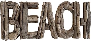 OMA Driftwood Beach Wall Decor Vintage Driftwood Decor For Home Hand Cra...