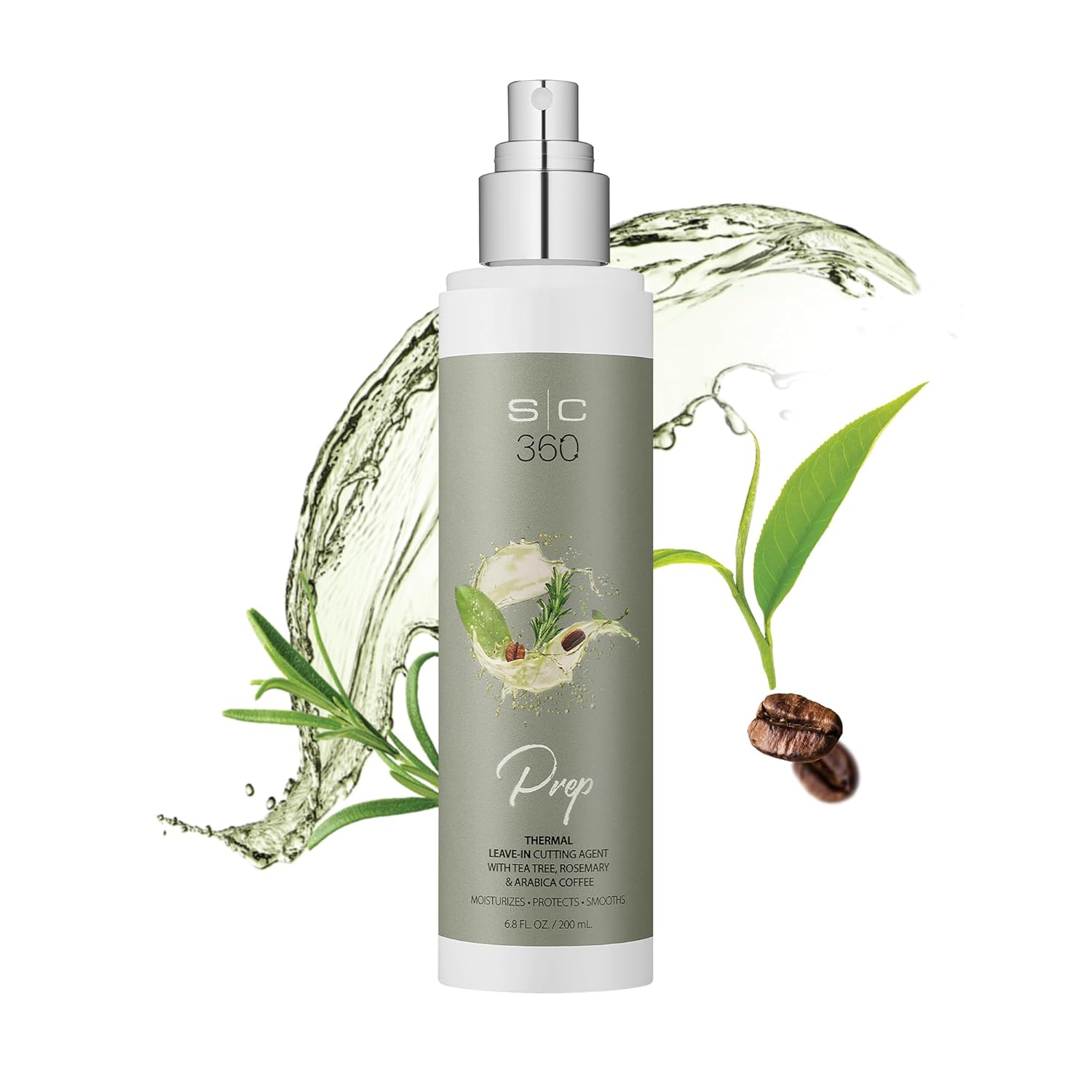 Stylecraft SC360 Revival Thermal Prep Hair Primer – Leave-In Heat Protectant – Frizz Control Hair Spray – Tea Tree, Rosemary, Arabica Coffee, Vegan, Paraben-Free, 6.8 oz