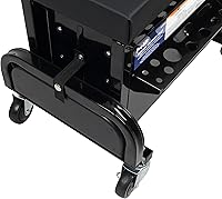 Vista 6 de Pro-Lift Mecánico - Asiento de rodillo con caja de herramientas, taburete de 3 cajones con cojín de asiento acolchado para enredadera de garaje