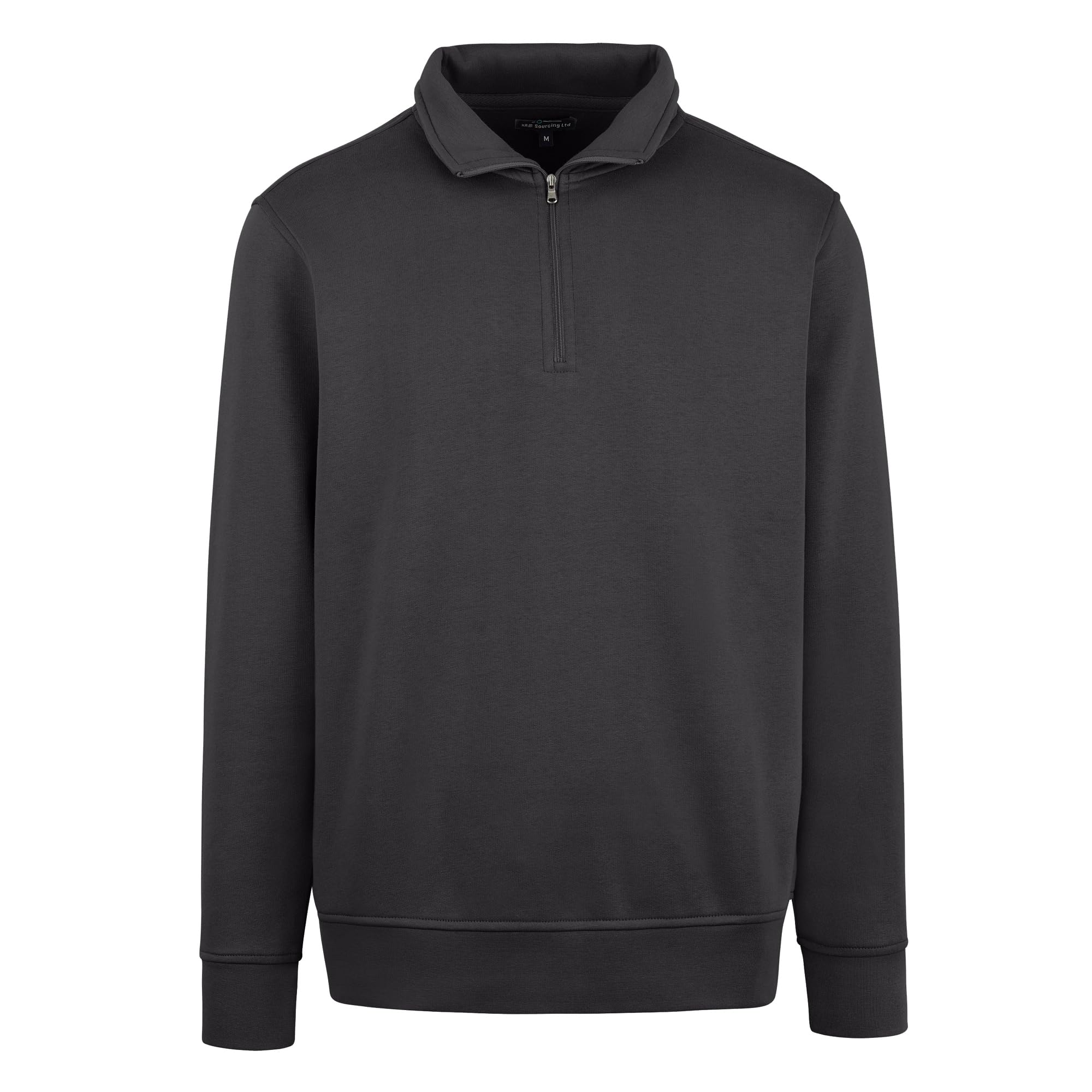 HRM Unisex Zip-Sweatshirt I Premium Half Zip Pullover Herren & Damen aus angenehm weichem Mischgewebe I Basic Damen- & Herren-Pullover I Hochwertige & nachhaltige Kleidung