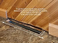 Vista 3 de Imperial Zócalo decorativo blanco 18", RG4080