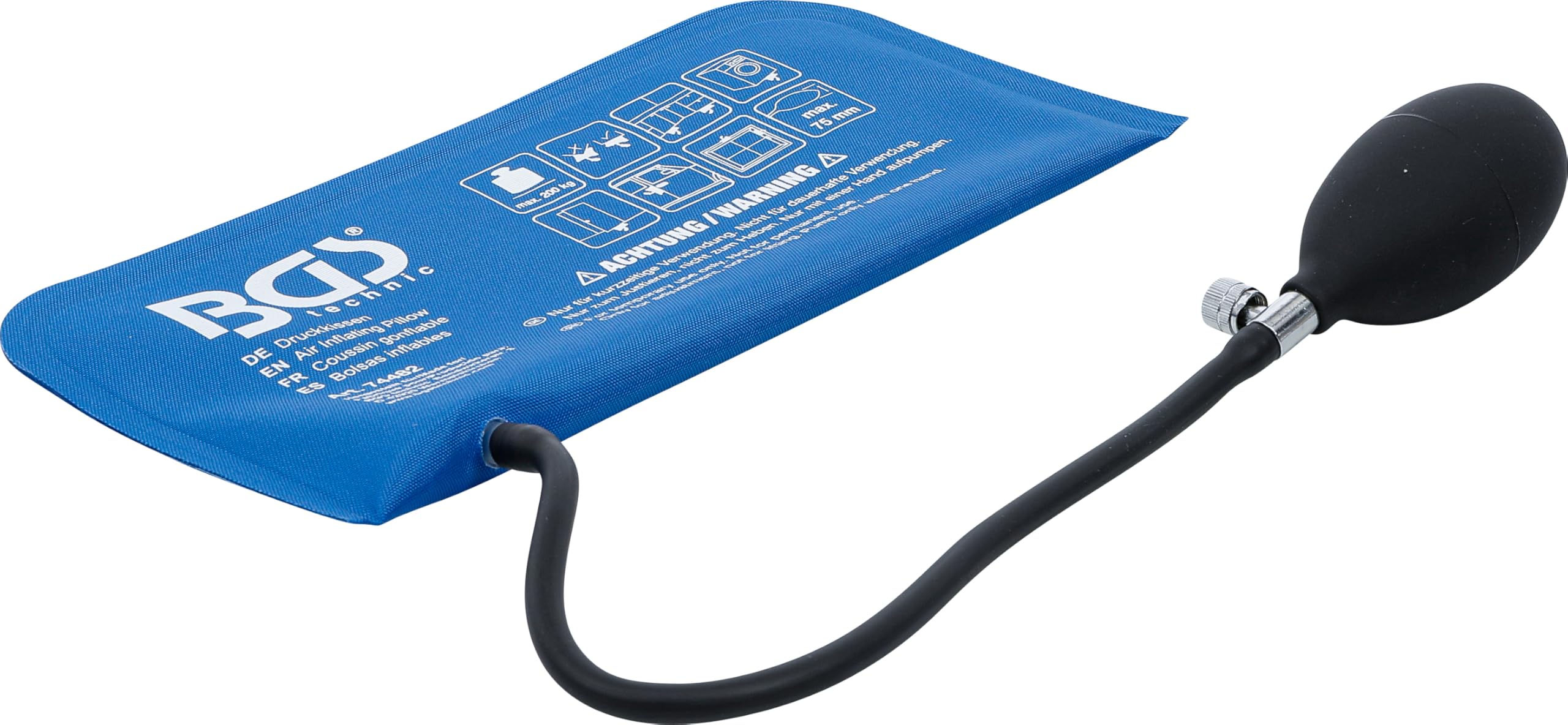 BGS 74482 Bolsas inflables rectangular 270 x 135 mm con bomba manual