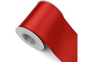 3 Inch Scarlet Red Doubled-Sided Satin Ribbon for Artistic Delights