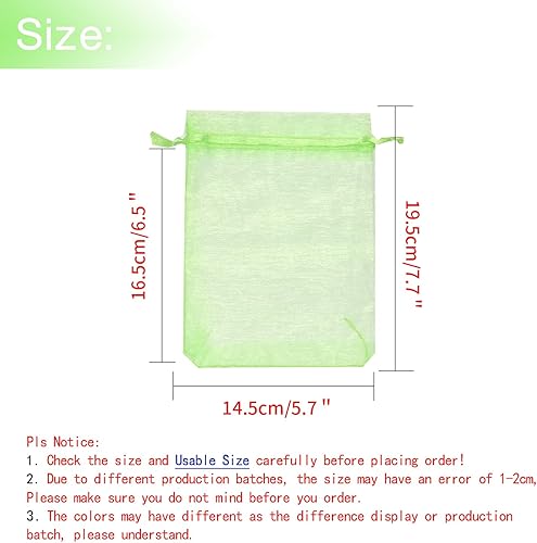 Miniatura 265 de Dealglad 100pcs Drawstring Organza bolsas de joyería caramelo para fiestas, casamientos, regalos Negro