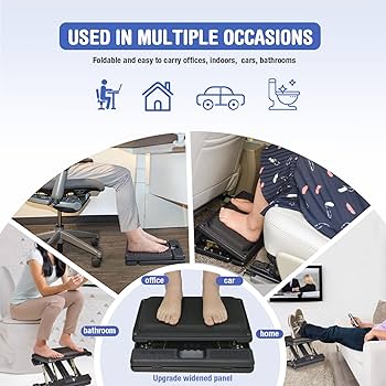 Amazon.com: Leermart Adjustable Footrest with Removable Foam
