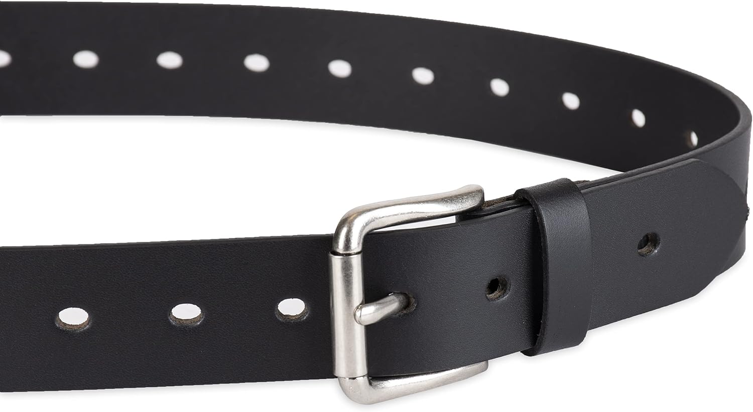 Dickies womens Fully Adjustable Perforated Casual Jean Workwear Belt With Roller Bar Buckle - Image 3