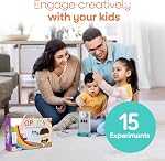 Teenii Physics & Optics Science Kit for Kids Ages 8-16, Light Experiment STEM Kit with Prism, Lenses & Mirrors, 15+ Optical Experiments Educational Lab Set