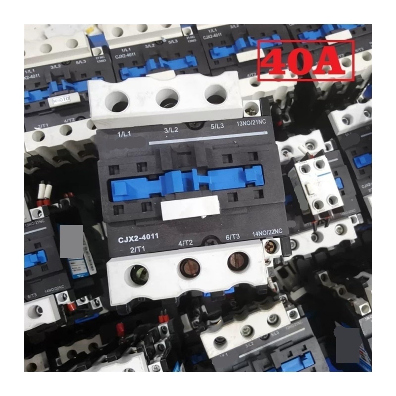 Compatibile Con CHINT, NXC-40 40A Trifase CA 1NO+1NC 24-380 V