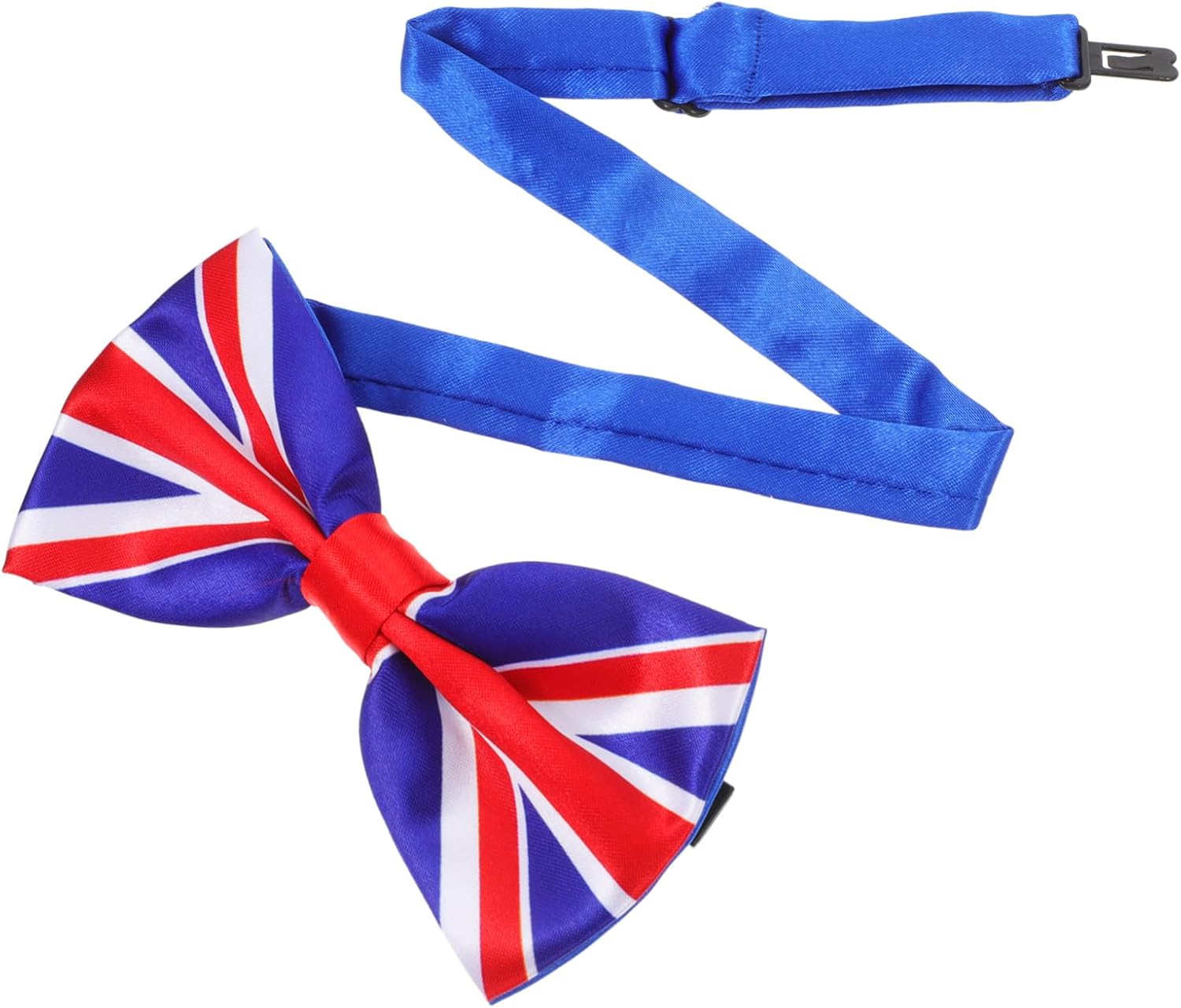 Novelty Uk Flag Bowtie for Men Women Yarn Material Smooth Finish for Formal Events Parties Weddings Everyday Wear present for Father Day