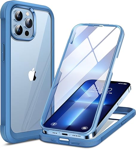 Miniatura 231 de Miracase Funda para iPhone SE de 3ª/2ª generación 2022 2020 de cuerpo completo con protector de pantalla de vidrio integrado, resistente protección