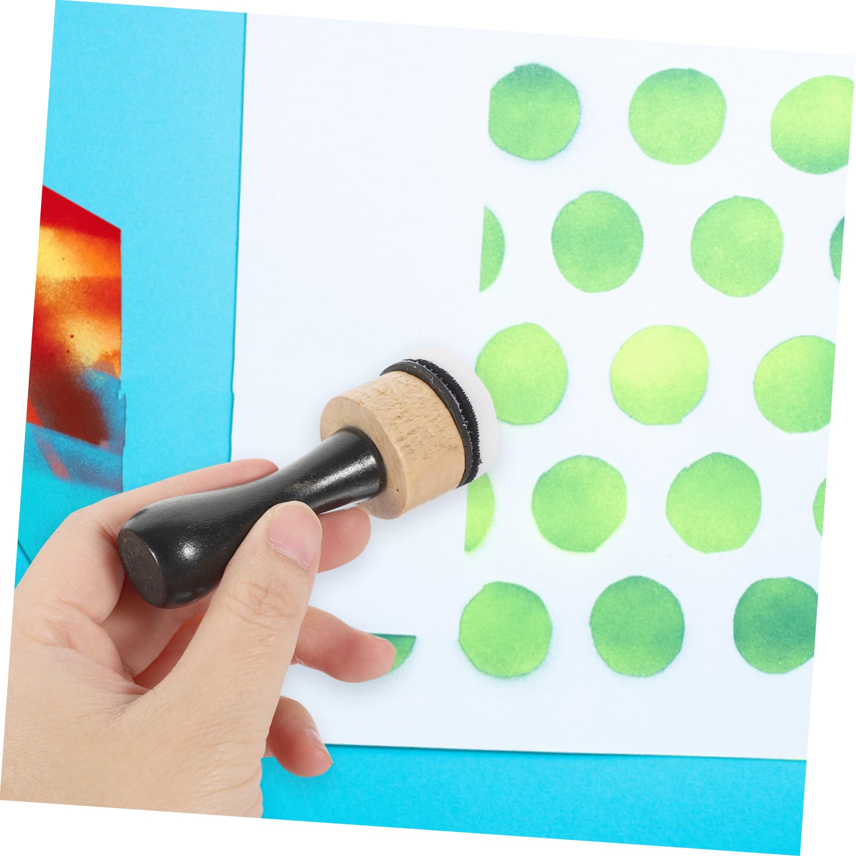 DOITOOL 5 Set Spugnette per Verniciatura con Strumenti per Miscelazione Inchiostri per Fai da Te Facili da Usare Leggeri e Durevoli per Creazioni e Lavoretti
