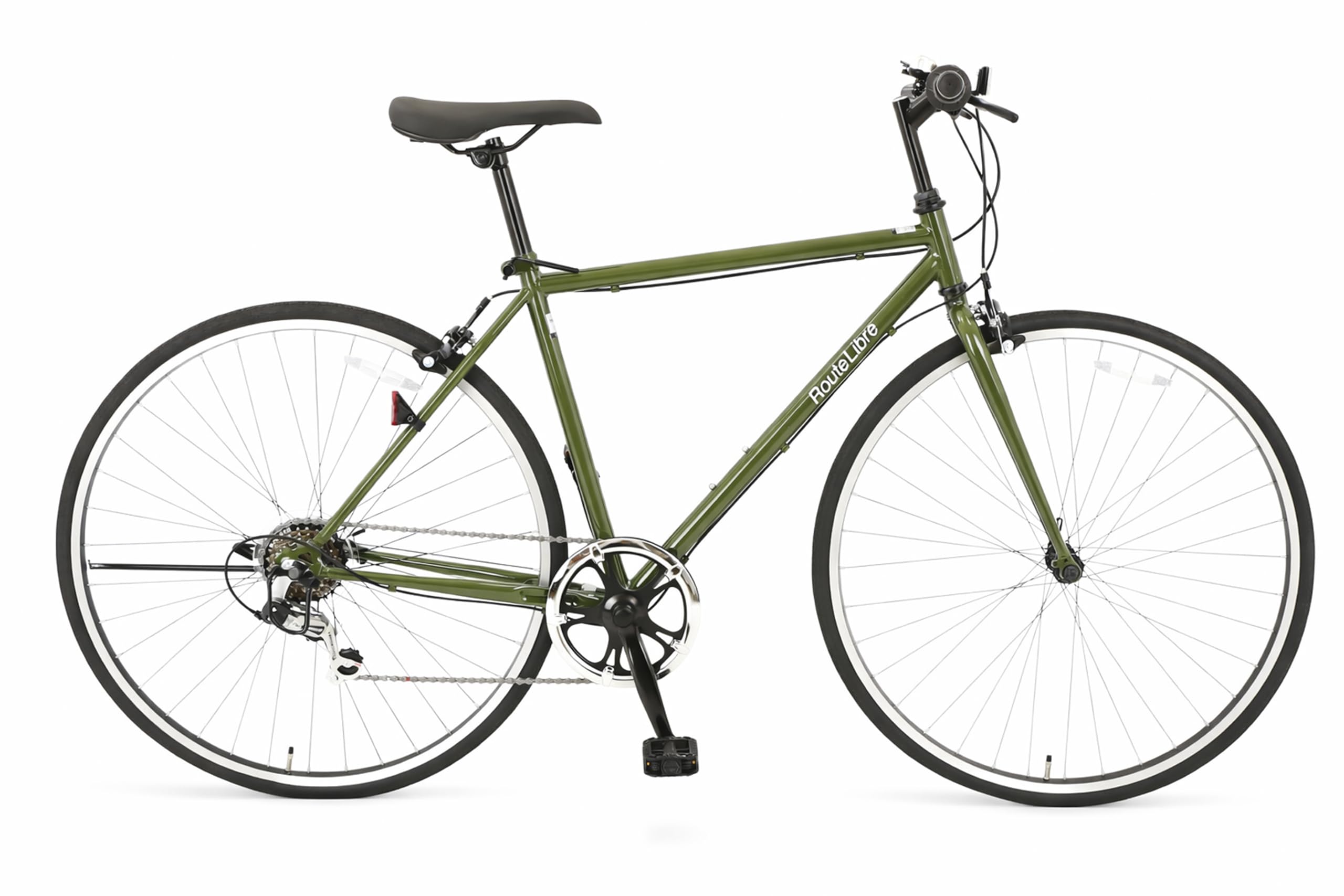 Amazon | クロスバイク 700C シマノ6段変速 自転車 スチールフレーム