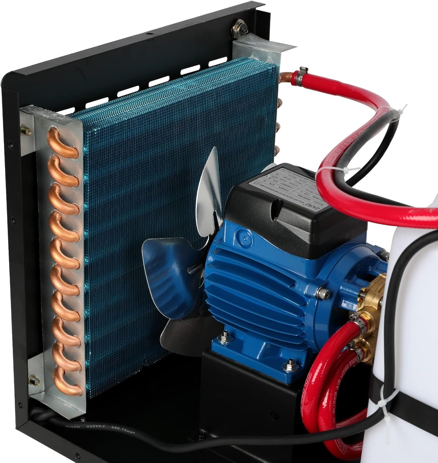 Tig Cooler, 16L Water Capacity, Tig Welder Torch Water Cooling System, 7L-12L/min Rated Water Flow with Flow Alarm