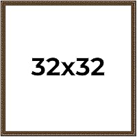 Vista 157 de Marco de fotos completo de madera dorada envejecida de 16 x 20 pulgadas con plexiglás acrílico UV, parte trasera de tablero de espuma y accesorios