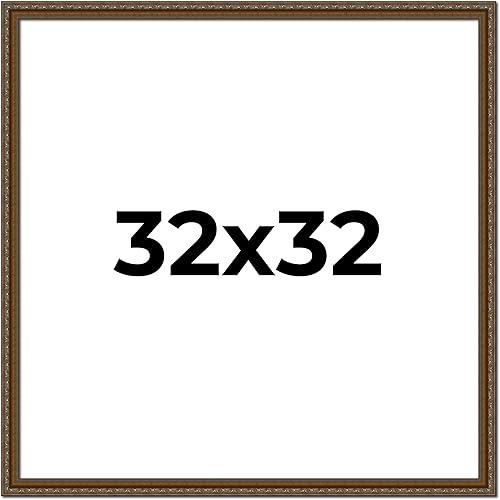 Miniatura 157 de Marco de fotos completo de madera dorada envejecida de 16 x 20 pulgadas con plexiglás acrílico UV, parte trasera de tablero de espuma y accesorios