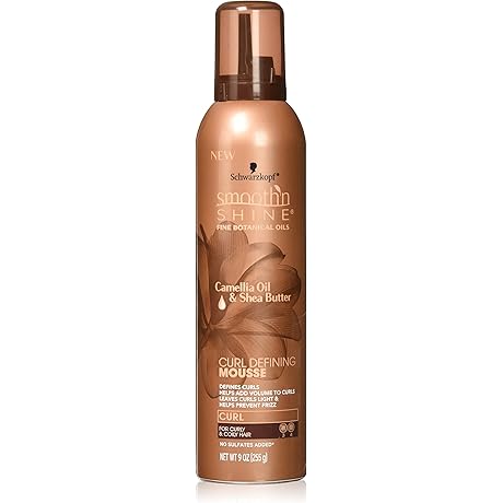 Schwarzkopf Smooth N Shine Mousse Defining Curl Mousse