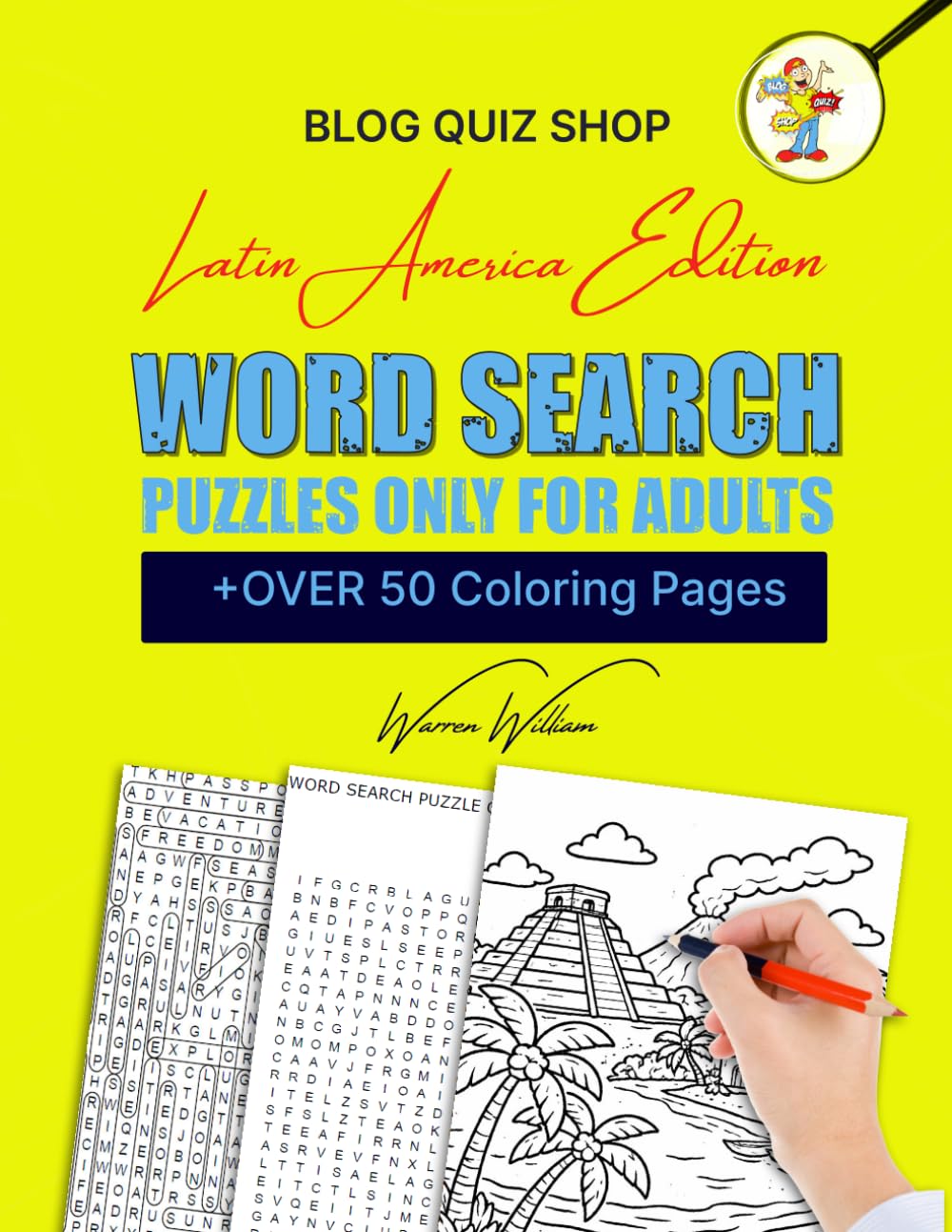Word Search Latin America Edition: 55 Word Search Puzzles