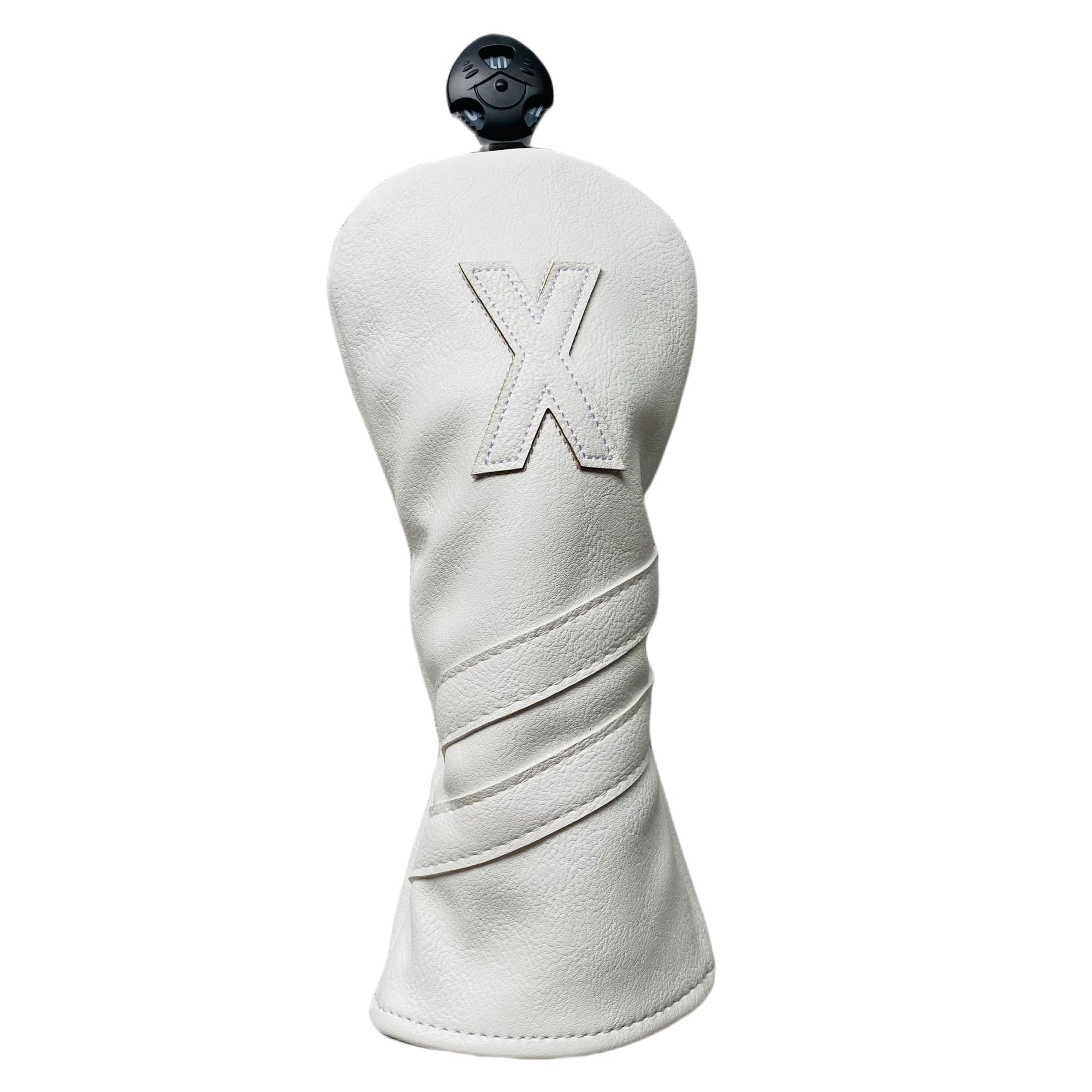 NEwoilkwo 1pc Golf Club Head Cover for Hybrids - White Golf Hybrid Headcover Rescue Head Cover Hybrid Headcover Designed for All Brand (1pc Hybrid Cover)