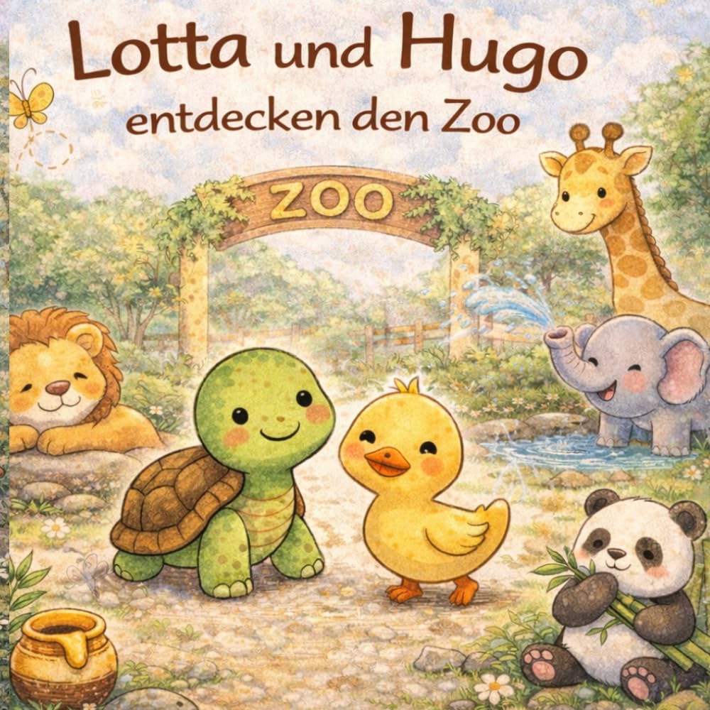 Ein Zoo voller Freunde: Lotta und Hugo entdecken die Welt – Ein liebevolles Vorlesebuch über Freundschaft, Neugier und Zusammenhalt (ab 3 Jahren)