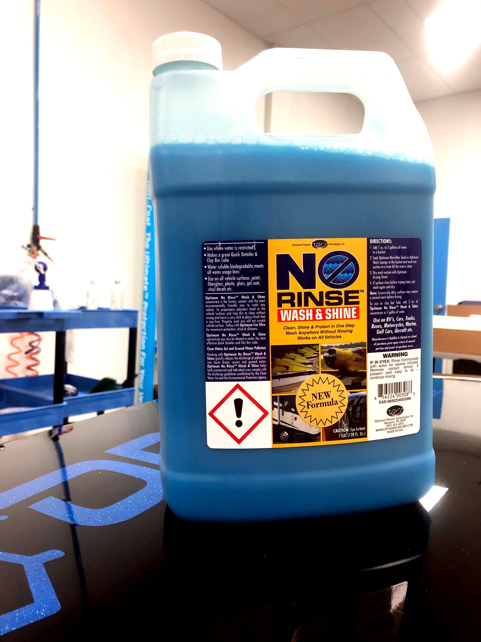 Optimum No Rinse Wash & Shine 1 Gallon MultiUse Rinseless Car Wash