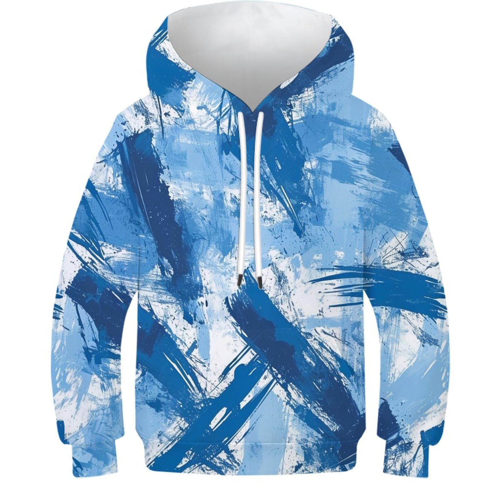 Vfklzcnyr Unisex Kids Style-5 Abstract Graffiti Boys Girls Hoodies 3D Kids Funny Printed Pullover Hooded Sweatshirt Pockets Athletic Casual For Children Clothes 10-12Y