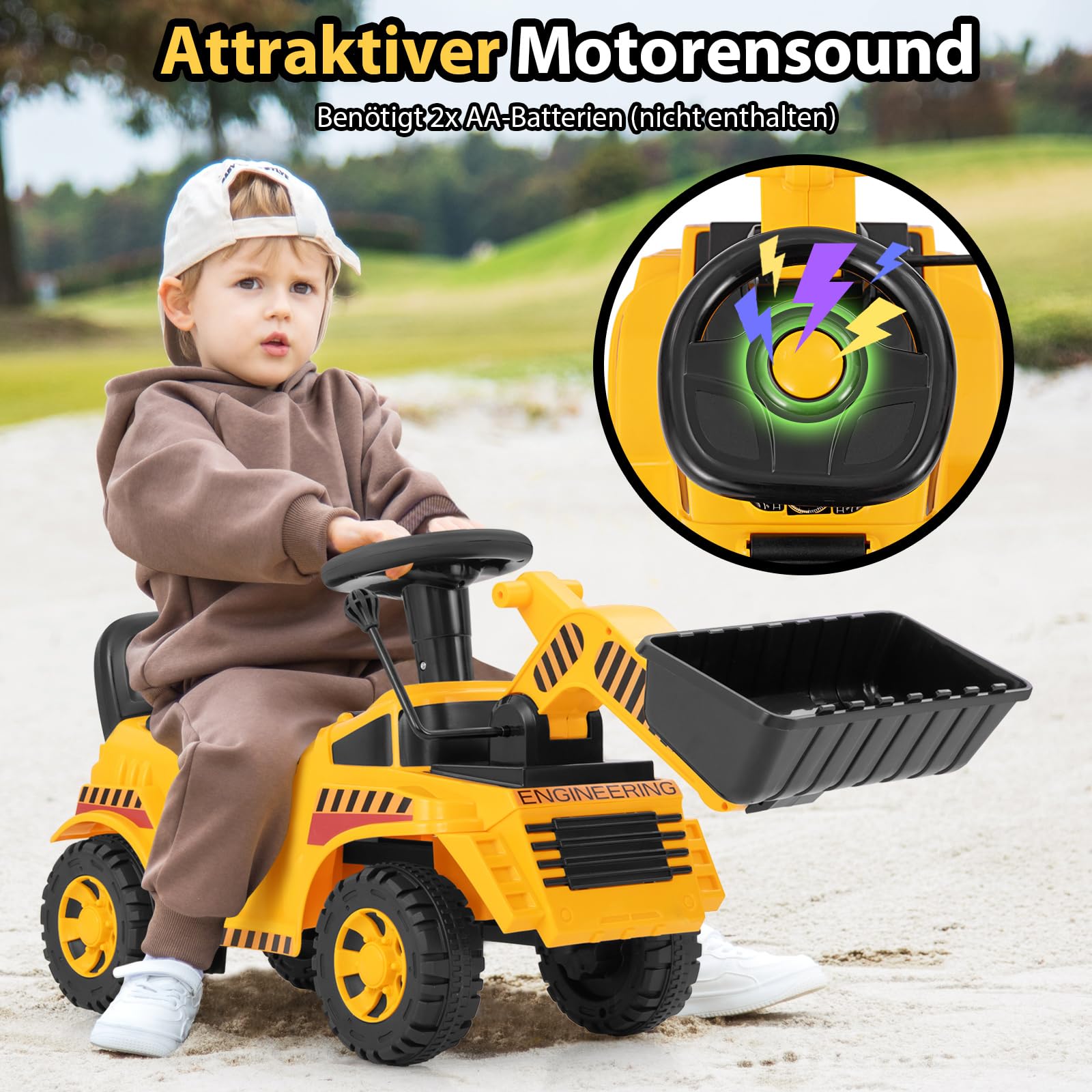 Trendmix graafmachine voor in de zandbak voor kinderen