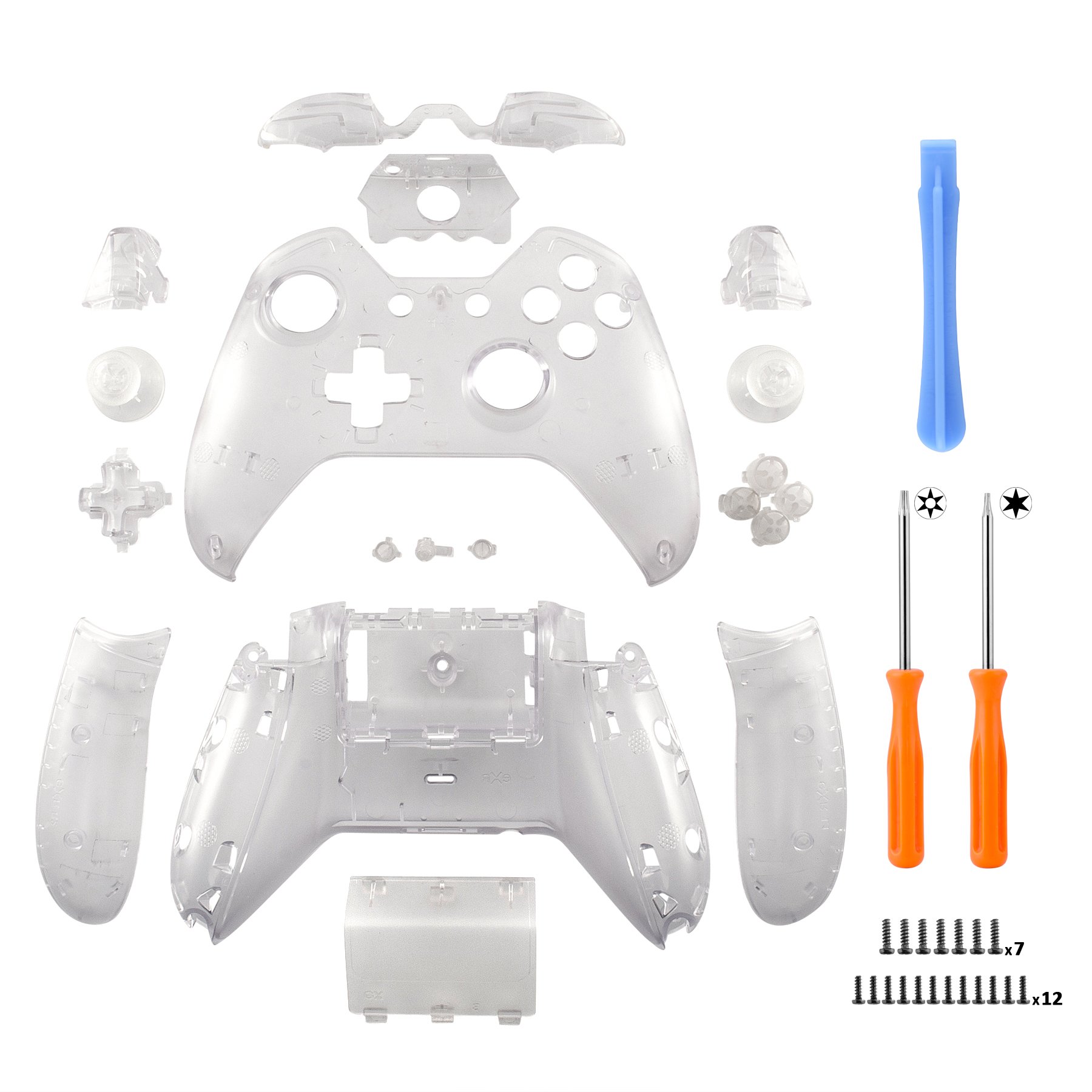 Extremerate Matte Transparent Clear Controller Housing Shell Case