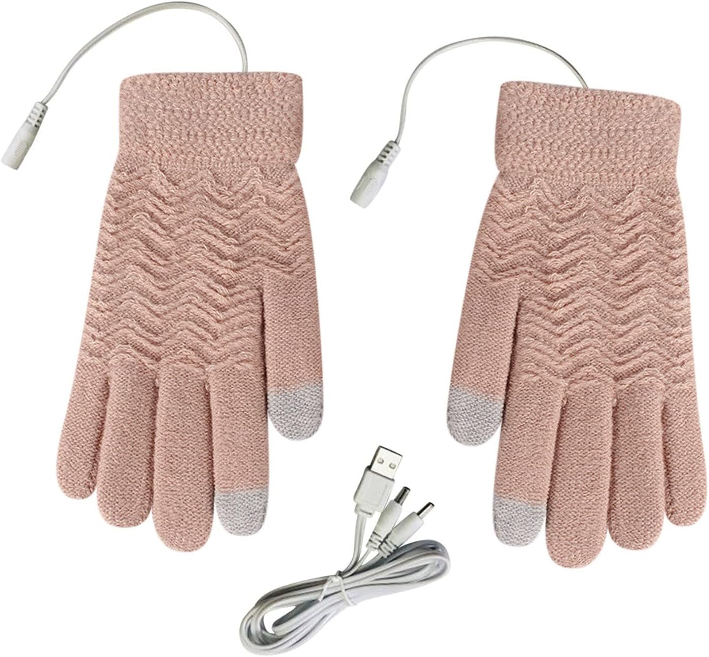 Electric USB Heated Gloves for Men Women Hand Warmers