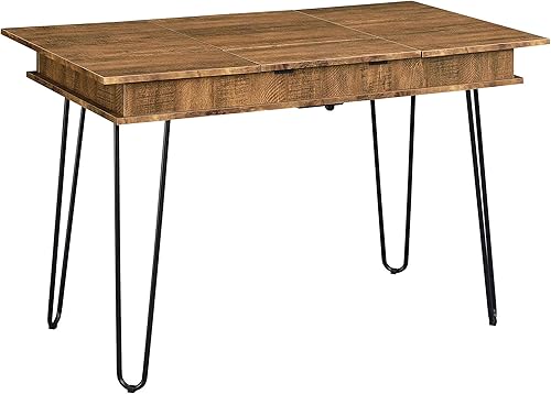 Miniatura 6 de Coaster Home Furnishings Sheeran - Escritorio de 4 almacenamientos ocultos color ámbar 4725 pulgadas de profundidad x 235 pulgadas de ancho x 30