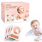 EASICUTI 40Pcs Baby Finger Toothbrush, Dry Wipes Baby Toothbrush, Baby Tongue Cleaner, Newborn Tooth and Gum Wipes, BAB y Oral Cleaner, Infant Toothbrush Mouth Clean for 0-36 Month
