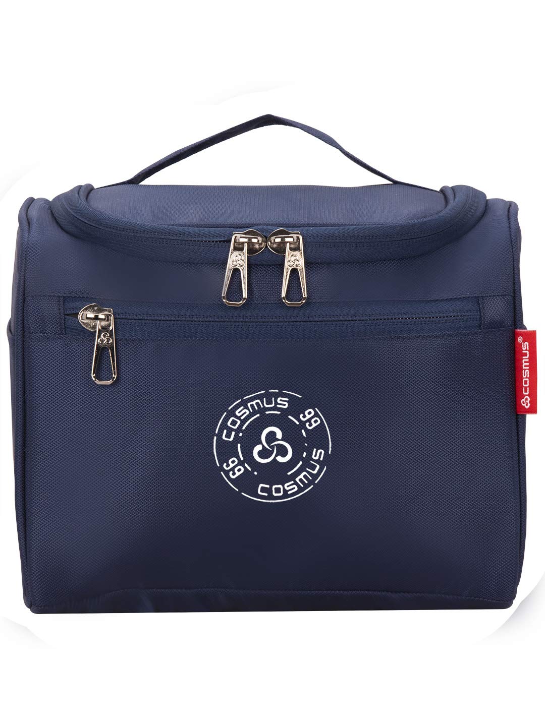 Cosmetic Bag with Hook - Cosmus Hazel Multifunctional Large Travel Toiletry Kit for Women Navy Blue Hanging Cosmetic Bag 6-Hazel-picture-49