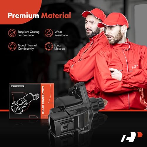 Miniatura 4 de A-Premium Válvula de control de aire de ralentí de inyección de combustible compatible con Hyundai Sonata 1996-1998 y Dodge Raider 1989, Ram 50