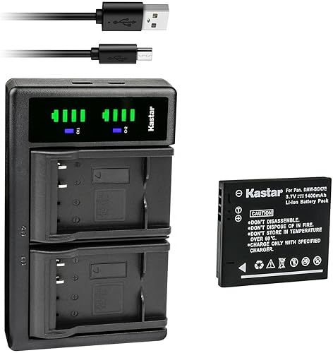 Miniatura 10 de Kastar Paquete de 4 baterías y cargador USB LTD2 de repuesto para Panasonic DMW-BCK7 DMW-BCK7E DMW-BCK7GK DMW-BCK7PP ACD-341, NCA-YN101F NCA-YN101G
