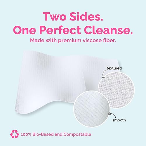 Miniatura 5 de Elizabeth Mott Thank Me Later - Toallas faciales desechables 100% a base de plantas para limpieza, eliminación de maquillaje y cuidado de la piel,