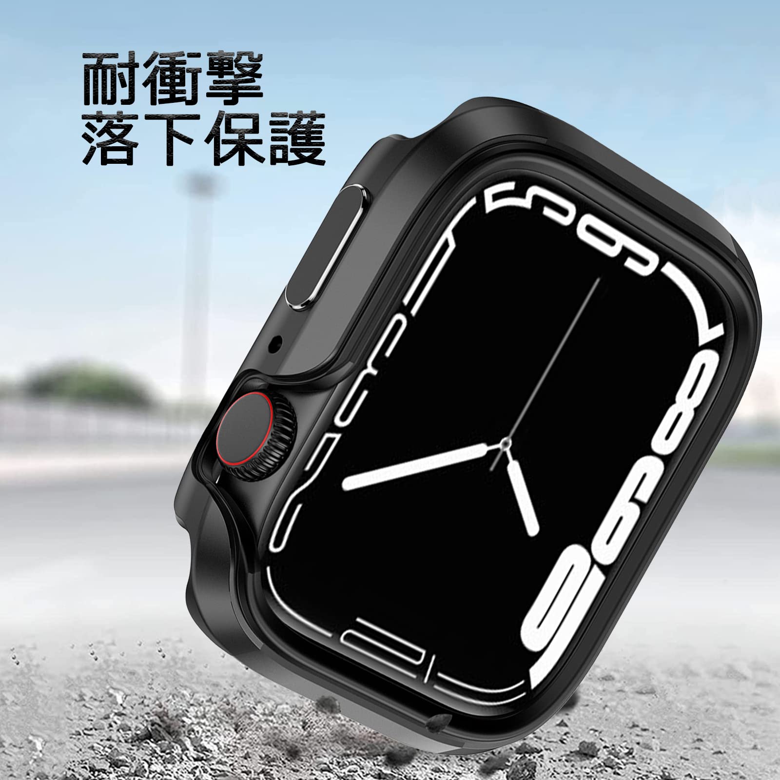Amazon.co.jp: NINKI対応Apple Watch Series9 8 7 41mm 保護ケース 