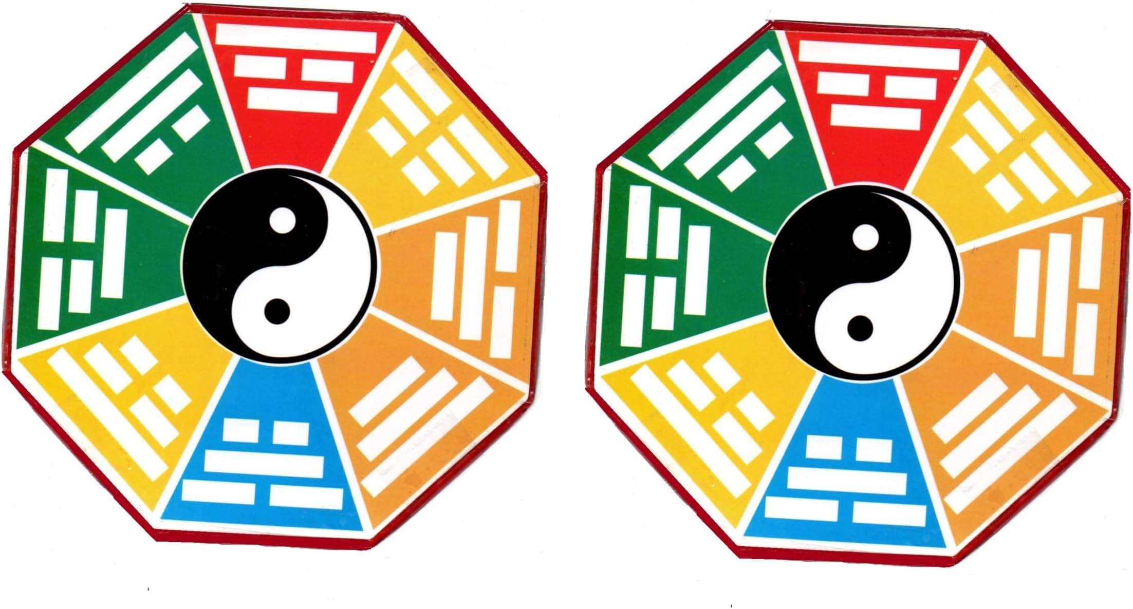 Ayoni Pair of Yin Yang Bagua Pakua for Toilet & Bathroom Vastu Balancing